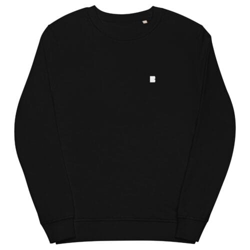 Unisex organic sweatshirt black front 685c0b8f83c62.jpg