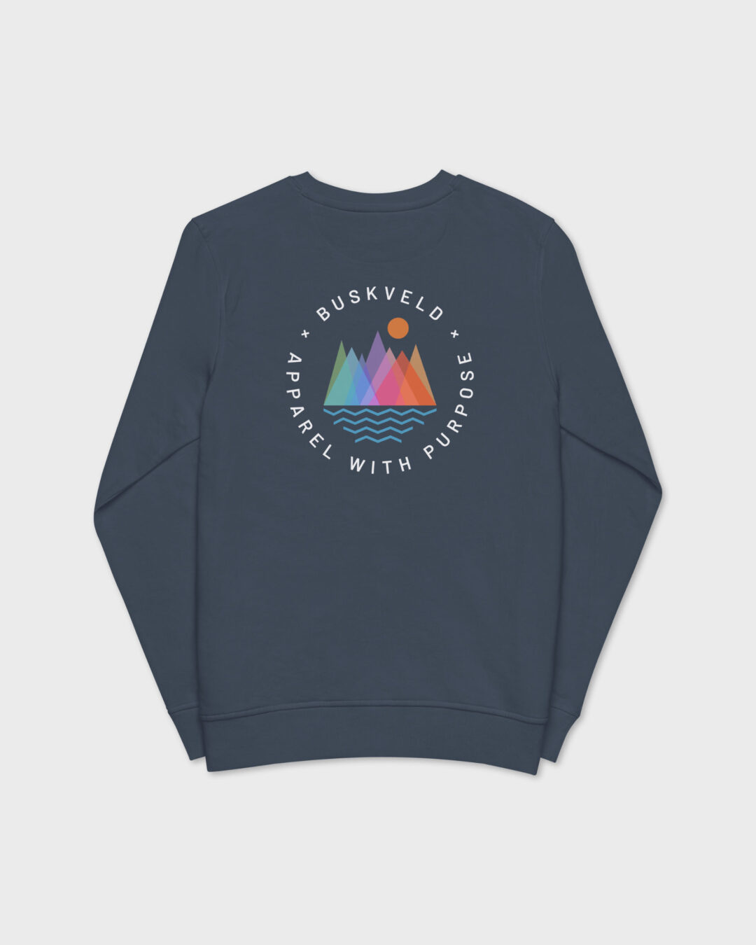 Unisex organic sweatshirt french navy back 685ea19d5e744.jpg