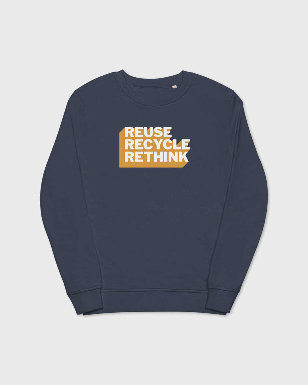 Unisex organic sweatshirt french navy front 6862978b59fef.jpg