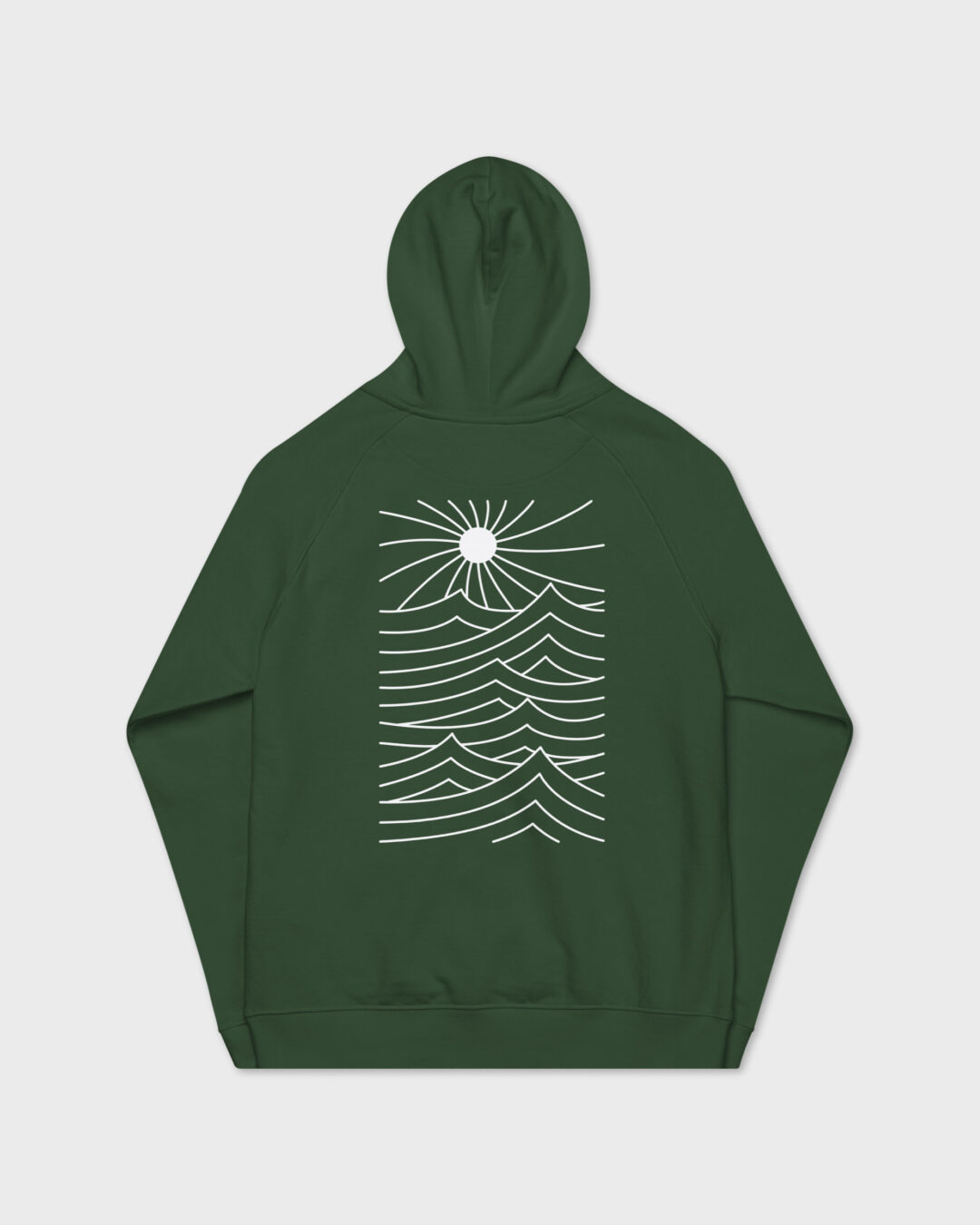 Unisex eco raglan hoodie bottle green back 6867dc85ac020.jpg