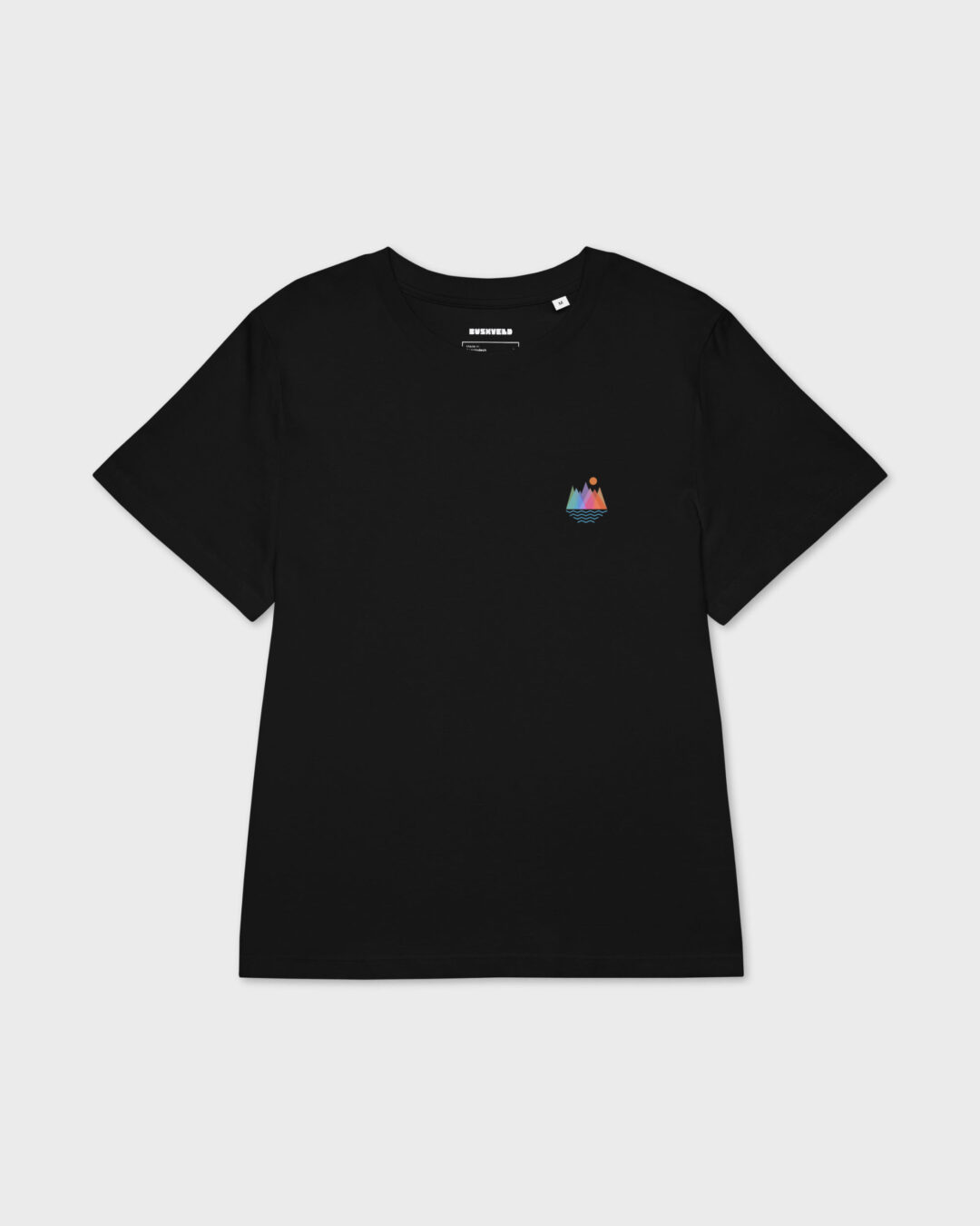 Womens organic ribbed neck t shirt black front 686e818ac855d.jpg