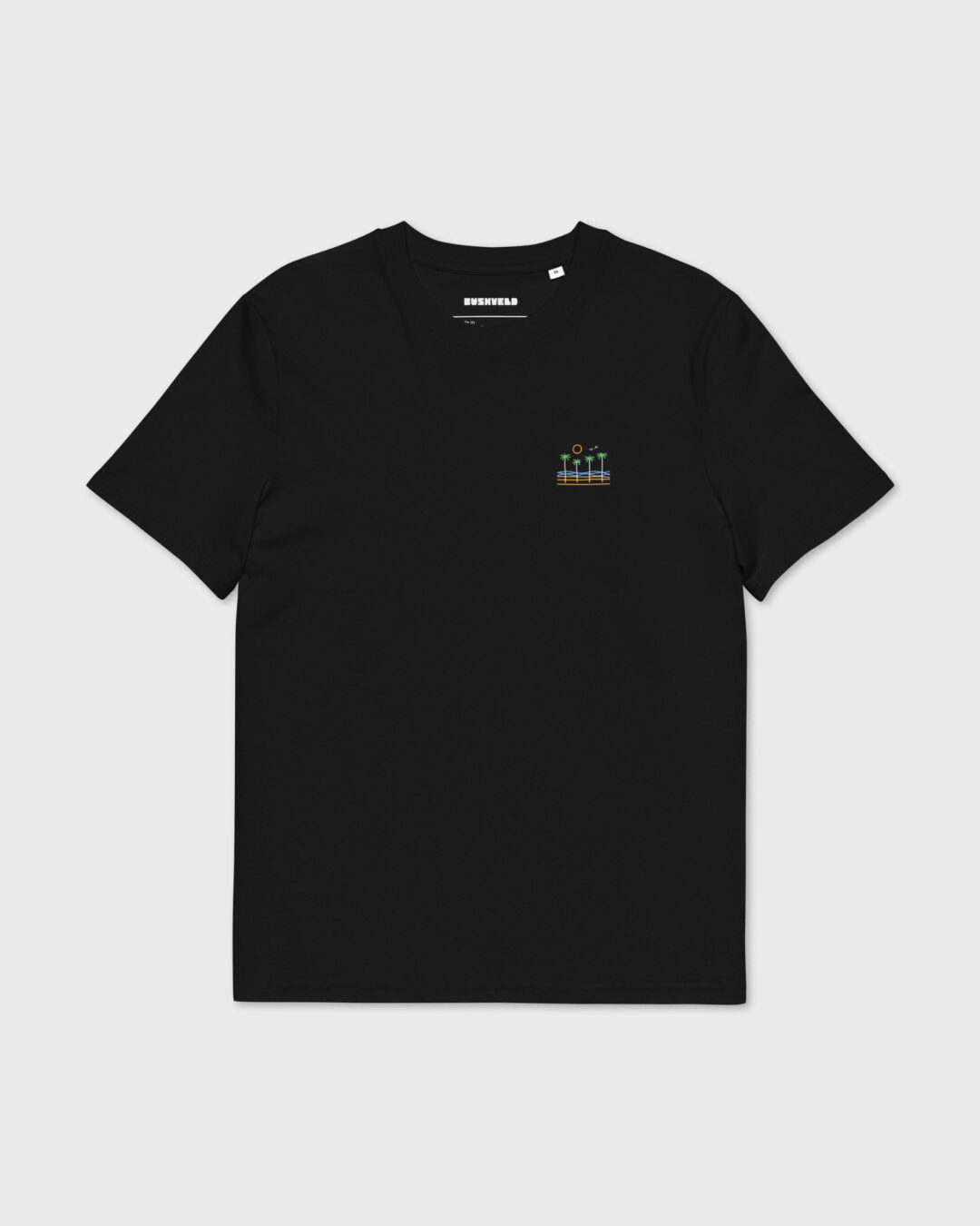 Unisex organic cotton t shirt black front 68d555632d659.jpg