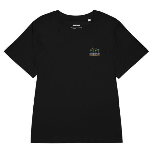 Womens organic ribbed neck t shirt black front 69010c10af165.jpg