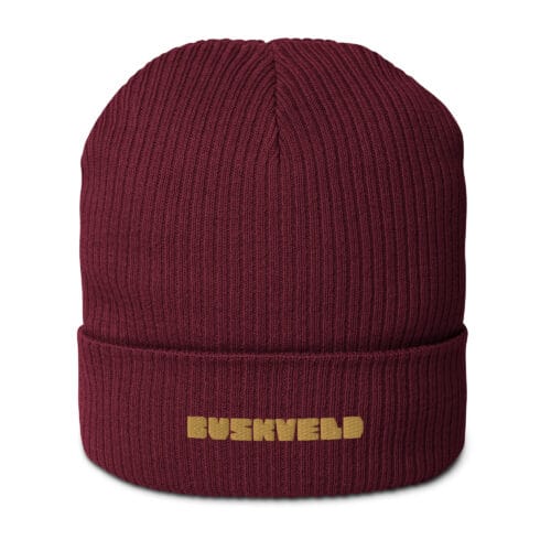 Organic ribbed beanie burgundy front 6920a67b016d2