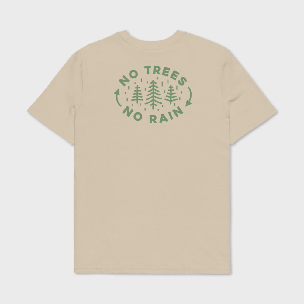 Unisex organic cotton t shirt desert dust back 699b351eaf195