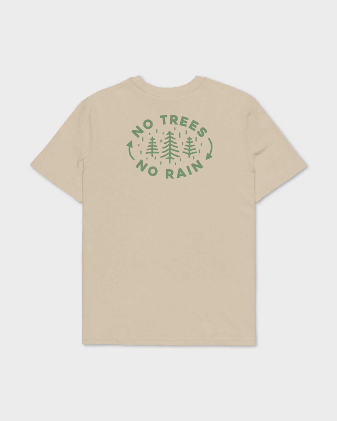 Unisex organic cotton t shirt desert dust back 699b351eaf195