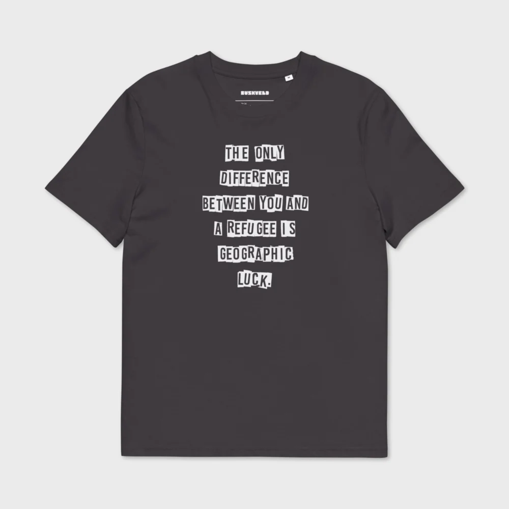 Geographic luck unisex organic cotton creator 2.0 t shirt anthracite front 6a64bb203cd3c