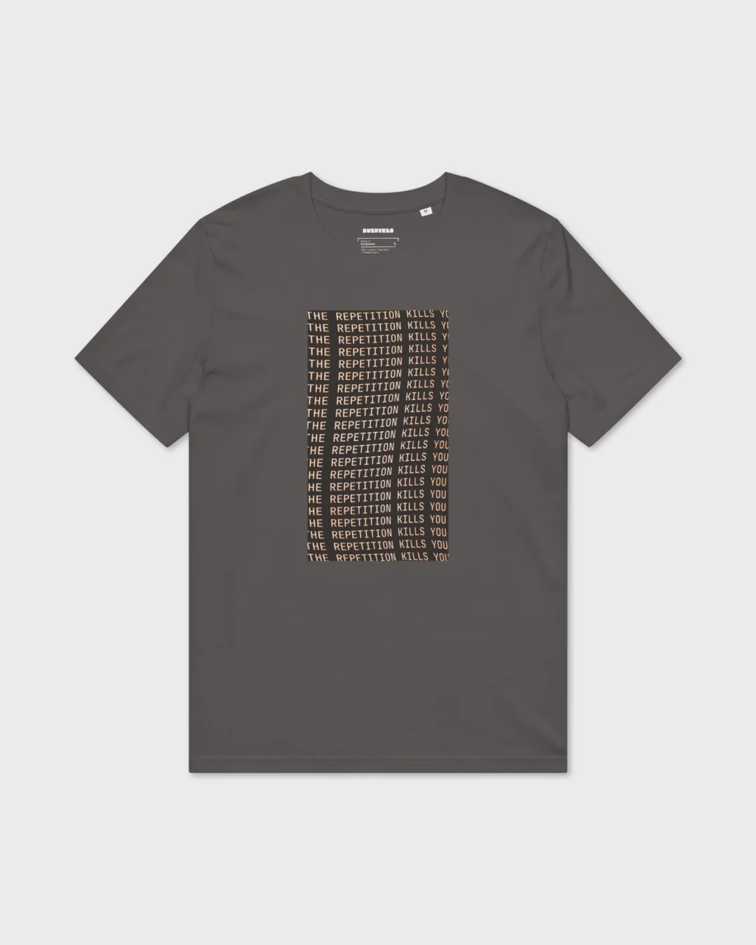 Unisex organic mid light crafter t shirt anthracite front 6ac67816be1e3